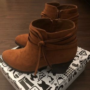 Brown Suede Boots
